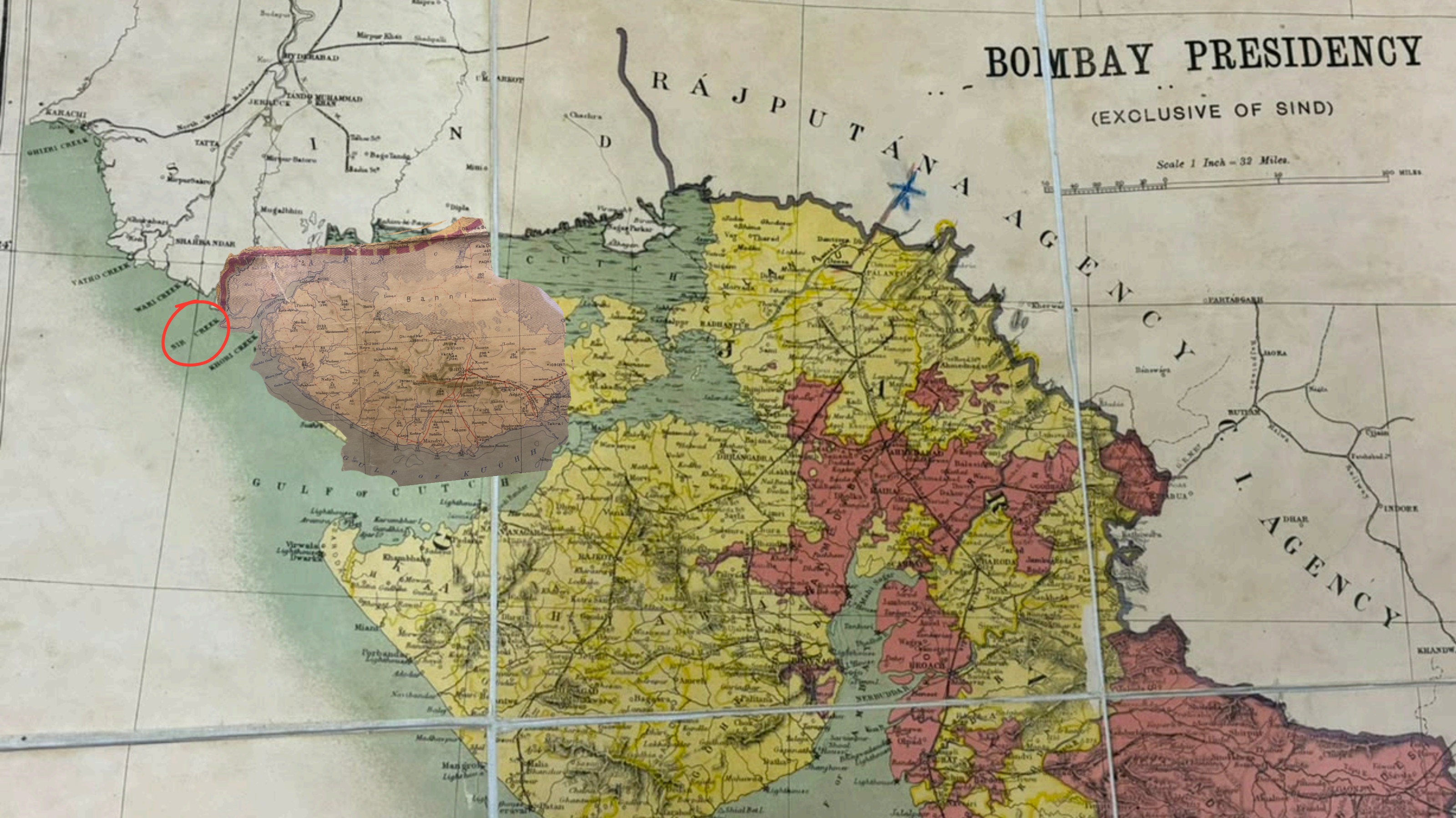 A map of the Bombay Presidency, exclusive of Sind